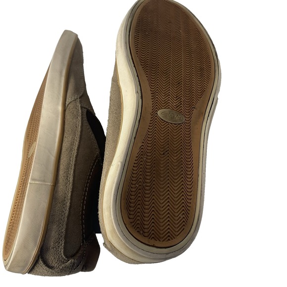 Clark's Men's Tan Slip On Suede Shoes Size 10M Pre-owned - Picture 7 of 11